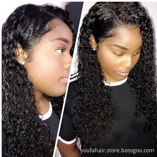 Brazilian 100% Virgin Human Hair 13x4 Transparent Swiss Lace Front Wig Cuticle Aligned Hair HD Lace Closure Wigs with Baby Hair